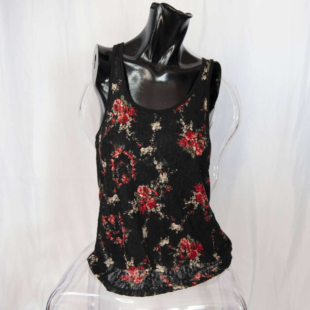 Racer back lace front top